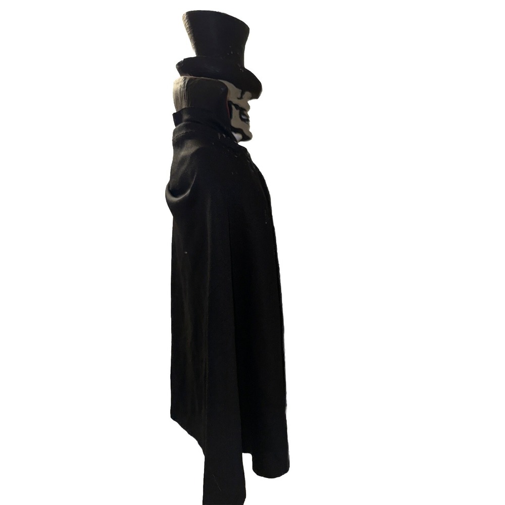 Vtg Paper Magic Skeleton Phantom Top Hat Hanging Bungee Cord Goth Creepy 15" - Picture 5 of 10